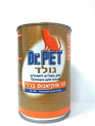 שימור ד"ר פט גולד פטה לחתול 400 גרם דג אוקיינוס