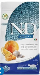 N&D חתול בוגר אושן הרינג דלעת ותפוז 1.5 ק"ג