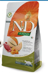 N&D חתול בוגר ברווז ומלון 1.5 ק"ג