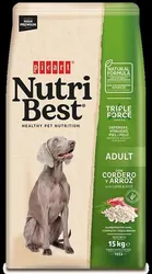 נוטרי בסט כבש ואורז 15 ק''ג לכלבים Nutri Best