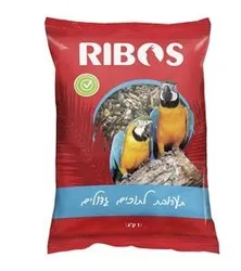 תערובת לג'אקו ותוכים גדולים