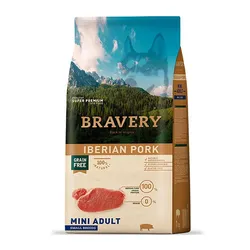ברייברי – Bravery חזיר מזון היפואלרגני לכלבים מגזע קטן 7 ק"ג