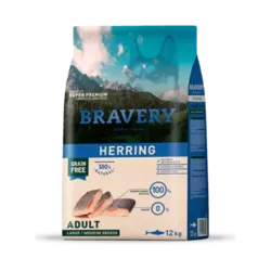 ברייברי הרינג אוכל לכלבים היפואלרגני 12 ק"ג Bravery Herring