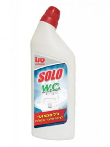 ג'ל מקצועי סולו לניקוי וחיטוי אסלות