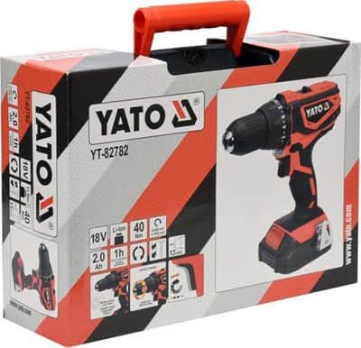 מברגת ליתיום 18V כולל סוללות YATO 4AH יאטו