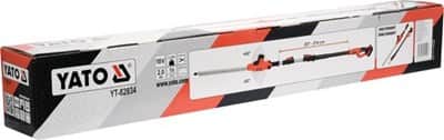 גוזם גדר חי טלסקופי נטען 18V כולל סוללה YATO 2AH יאטו
