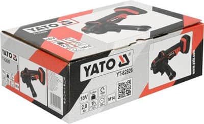 משחזת זווית נטענת 5" (125 מ”מ) 18V גוף בלבד YATO יאטו