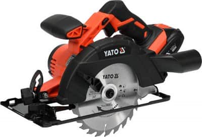 מסור עגול נטען 165 מ"מ 18V כולל סוללות YATO 4AH יאטו