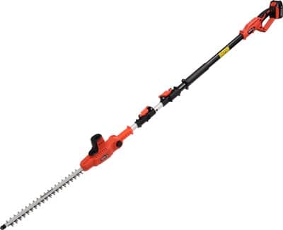 גוזם גדר חי טלסקופי נטען 18V כולל סוללה YATO 2AH יאטו