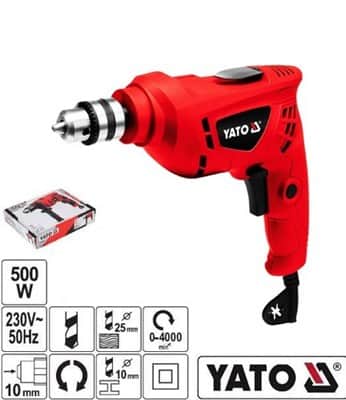 מקדחה לאלומיניום 500W דגם 82049 YATO יאטו