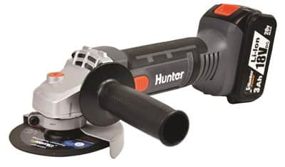 משחזת זוית נטענת "HUNTER 5.Ah 18V 4.5