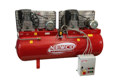 מדחס 500 ליטר 2X7.5 כ"ס NEWCO 400V