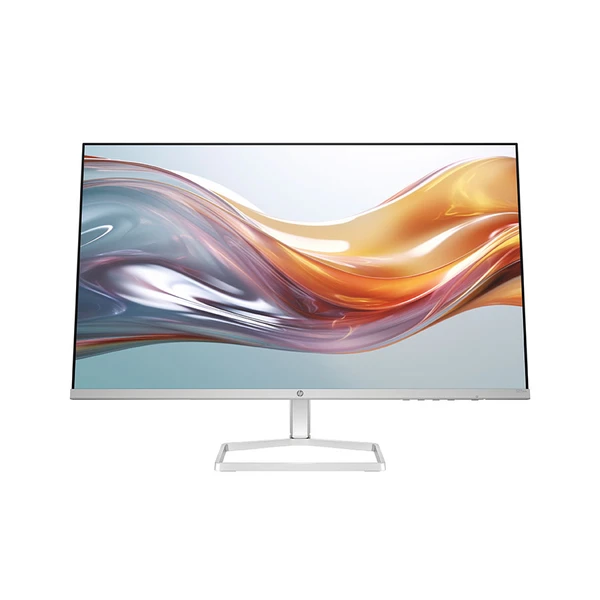 מסך מחשב בצבע לבן HP MONITOR 27' 527SA FHD IPS VGA/HDMI - כולל רמקולים, שנה אחריות ע"י היבואן הרשמי | 94F48AA#ABT