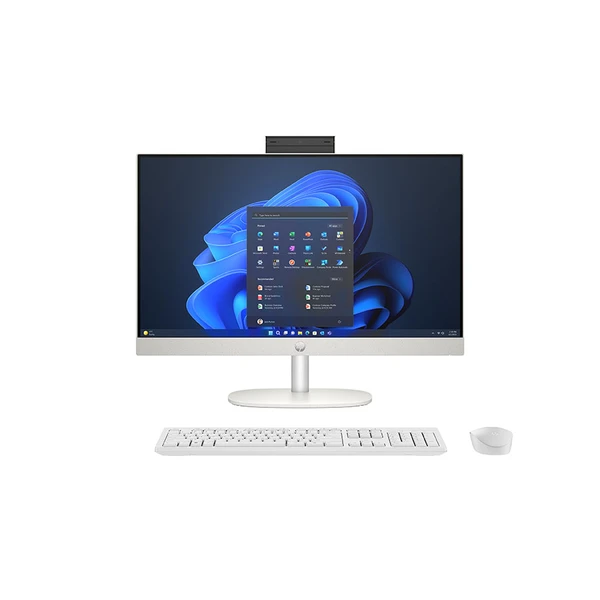 מחשב All‑in‑One HP HP AIO 240 G10 24' FHD i7-1355U/16GB (1X16)/512SSD/DOS/WIFI/WHITE/3YOS | 9H6H2ET#ABT