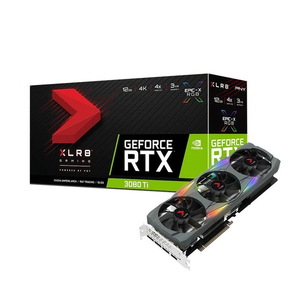כרטיס מסך PNY PNY GEFORCE RTX™ 3080 Ti 12GB XLR8 Gaming UPRISING™ Edition | VCG3080T12TFXMPB