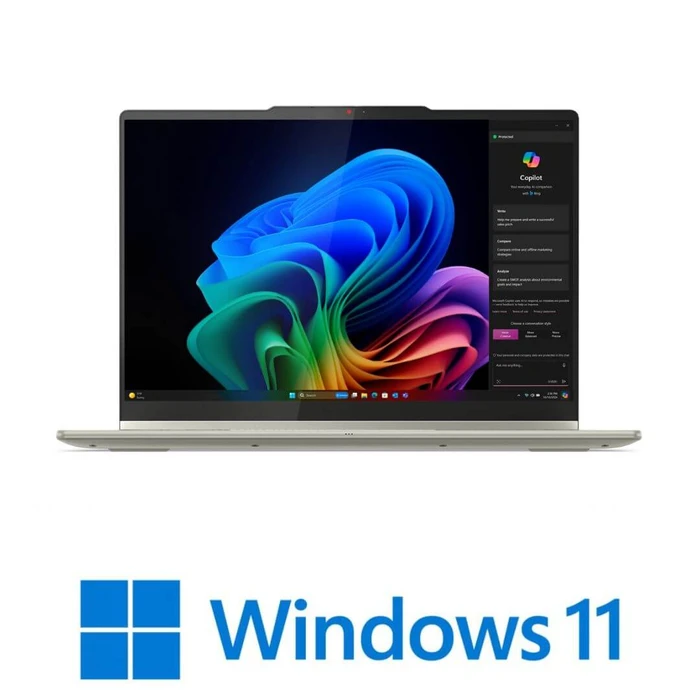 מחשב נייד Lenovo Yoga 7 2-in-1 14ILL10 עם מסך OLED מגע 14 אינץ׳, Core Ultra 5 226V, זיכרון 16GB, אחסון 1TB SSD | 83JQ004KIV