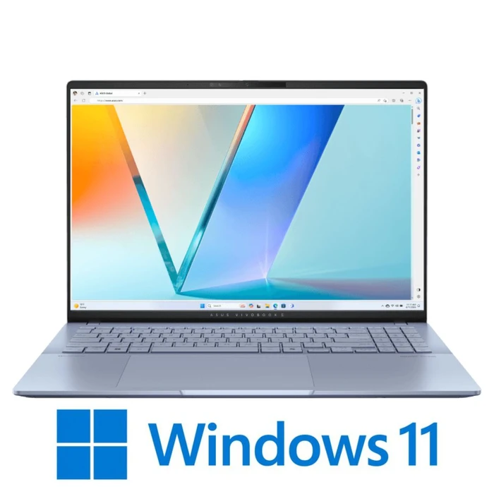 מחשב נייד 16 אינץ ASUS Vivobook S16 S5606CA-RI142W Ultra 7 32GB 1TB - צבע כחול, כולל מערכת הפעלה | S5606CA-RI142W