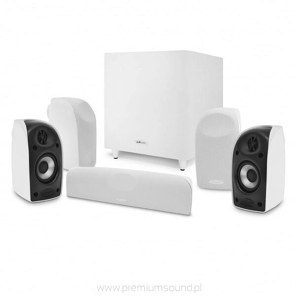 סט רמקולים סטליטים+סאב וופר לבן פולק polk audio | TL-1700