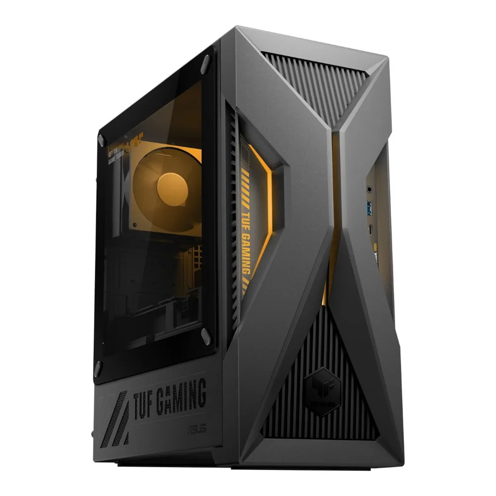 מחשב נייח גיימינג ASUS TUF T500 עם Core 7 240H, זיכרון 32GB, אחסון 1TB, ‏GeForce RTX 5060 ו־Windows 11 Home | T500MV-07240H005W