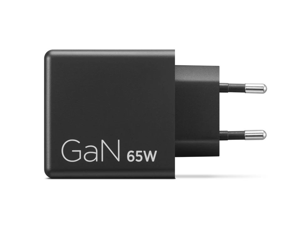 מטען Lenovo Dual USB-C 65W GaN Charger G0A6065BEU - צבע שחור | G0A6065BEU