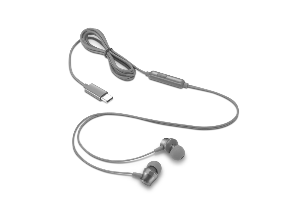 אוזניות חוטיות Lenovo 300 USB-C Wired In-Ear GXD1J77353 | GXD1J77353