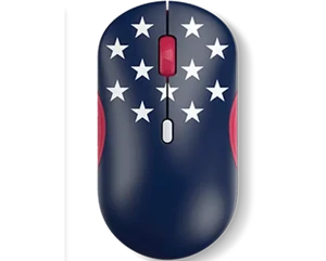 מקלדת או עכבר Lenovo עכבר בלוטוס אלחוטי Lenovo 350 Bluetooth Silent Mouse (Fan Edition - US) GY51U71761 - צבע כחול | GY51U71761