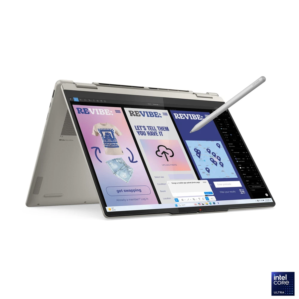 מחשב Yoga 7 עם מסך OLED 2.8K מגע, מעבד Intel Core Ultra 7, זיכרון 32GB, אחסון 1TB SSD, גרפיקה Intel Arc, Windows 11 | 83JQ004RIV