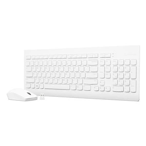מקלדת או עכבר Lenovo LENOVO 510 WIRELESS COMBO KEYBOARD & MOUSE WHITE - HEBREW | GX30W75337