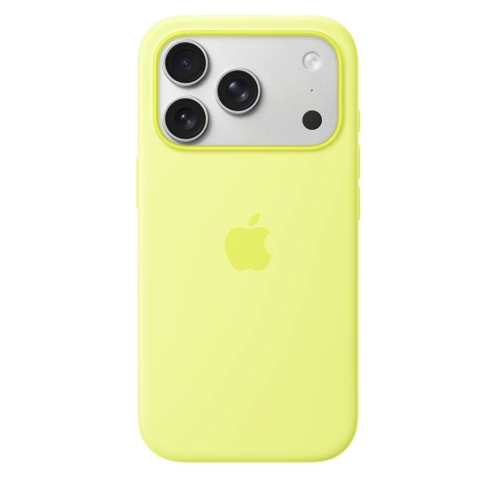 iPhone 17 Pro Silicone Case with MagSafe – Neon Yellow | MGFF4ZM/A