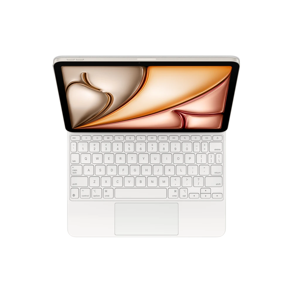 Magic Keyboard for iPad Air 11-inch (M3) - Hebrew - White | MDFV4HB/A