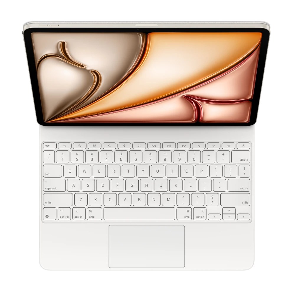 Magic Keyboard for iPad Air 13-inch (M3) - Hebrew - White | MDFW4HB/A