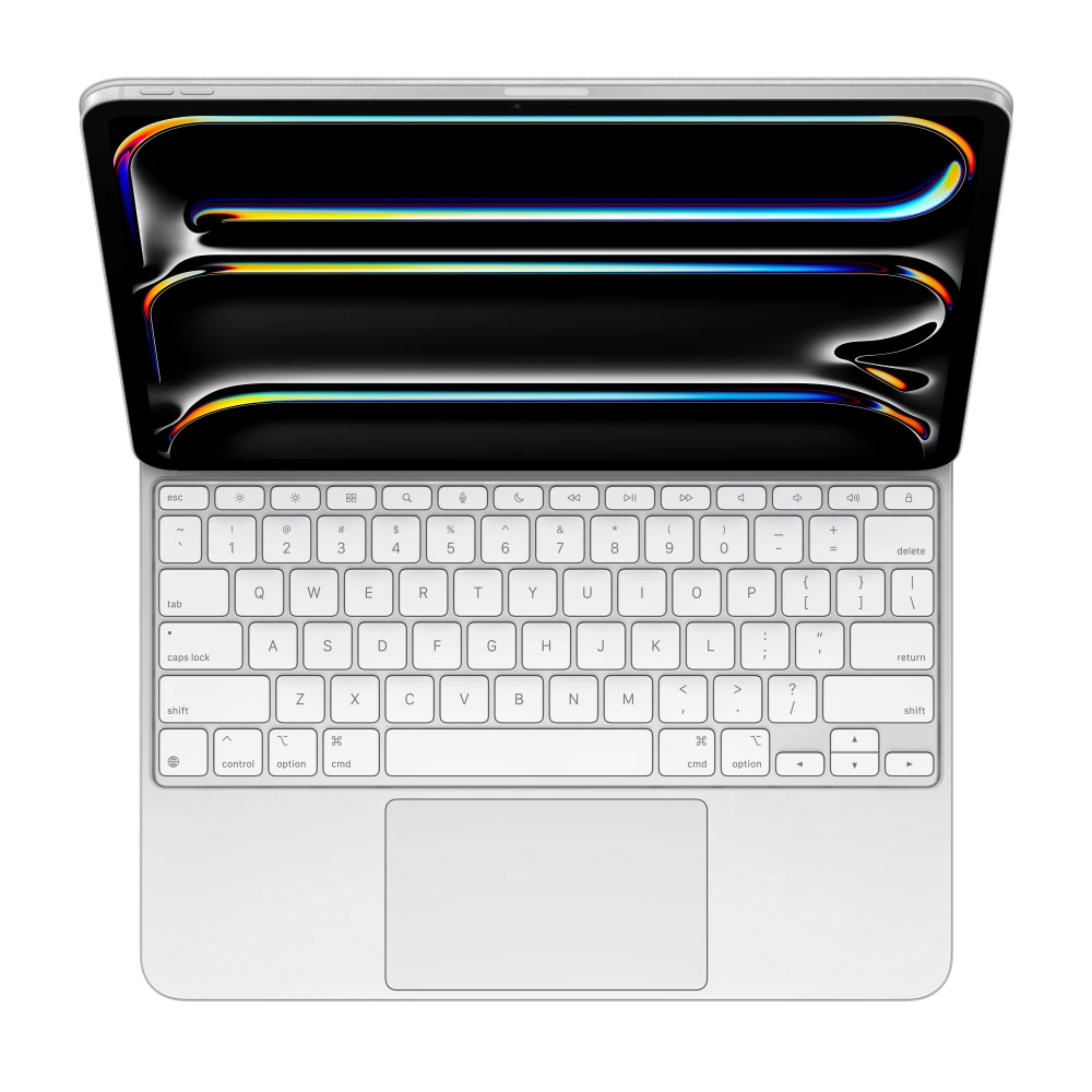 Magic Keyboard for iPad Pro 13‑inch (M4) - US - White | MWR43LB/A