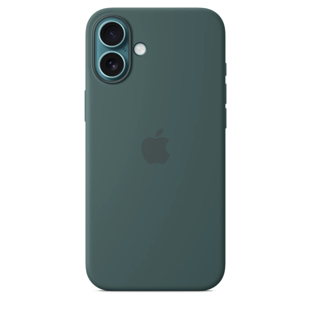 iPhone 16 Plus Silicone Case with MagSafe - Lake Green | MYYH3ZM/A