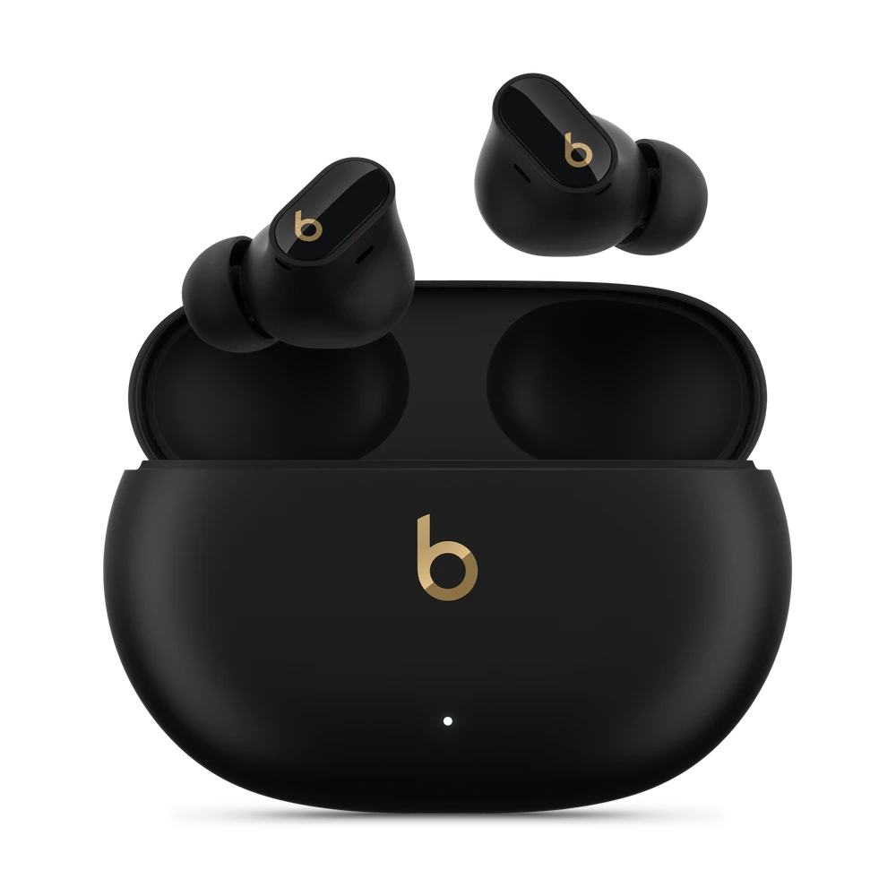 אוזניות Beats Beats Studio Buds + - True Wireless Noise Cancelling Earbuds - Black / Gold | MQLH3ZM/A