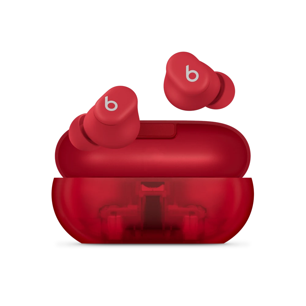 אוזניות Beats Beats Solo Buds - True Wireless Earbuds - Transparent Red | MUW03ZM/A