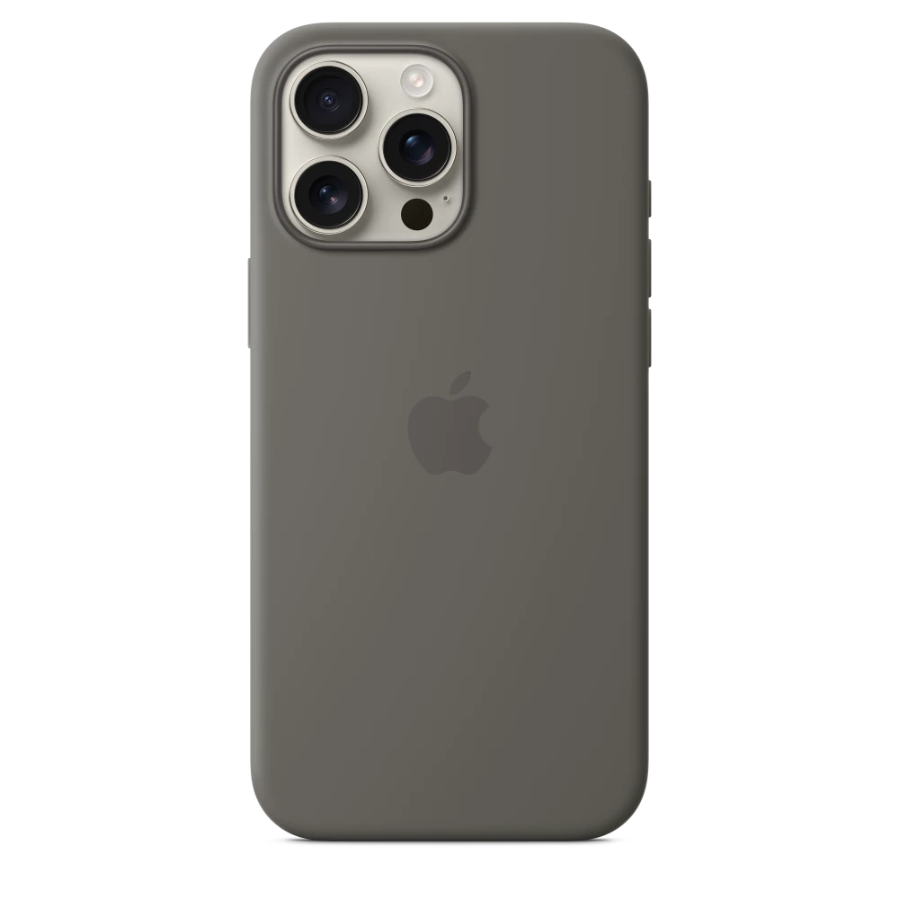 iPhone 16 Pro Max Silicone Case with MagSafe - Stone Gray | MYYV3ZM/A