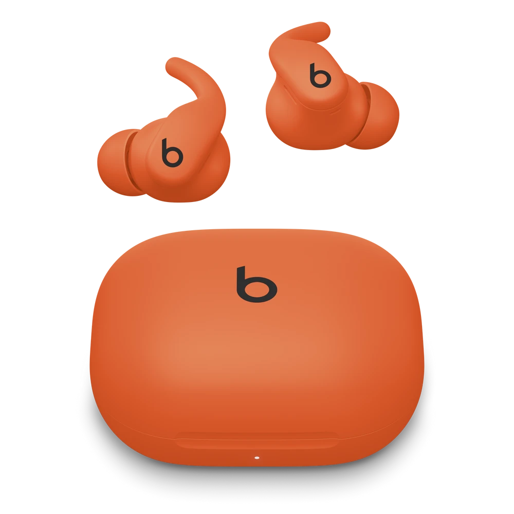 אוזניות Powerbeats Powerbeats Fit - Wireless Noise-Cancelling Workout Earbuds with Ultimate Secure Fit - Spark Orange | ME2M4ZM/A