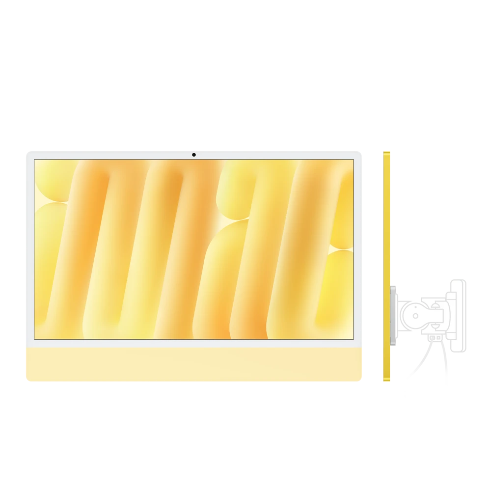 מחשב All‑in‑One Apple IMAC 24" YLW/10CPU/10GPU/24GB/512/NUMERIC-M4 | Z1EK0011B