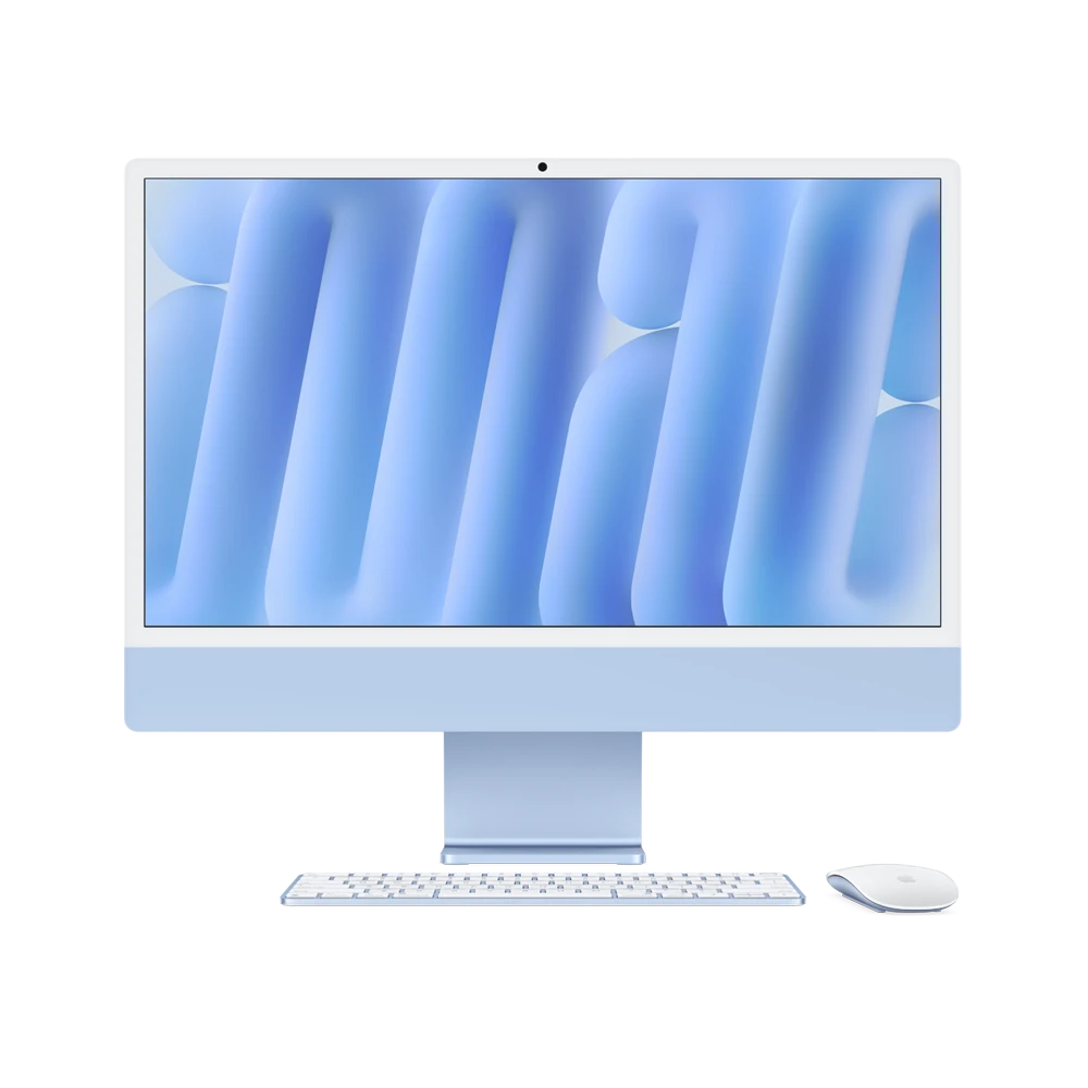 מחשב All‑in‑One Apple IMAC 24" BLU/10CCPU/10CGPU/16GB/256GB/NUMERIC-M4 | Z1EP00154