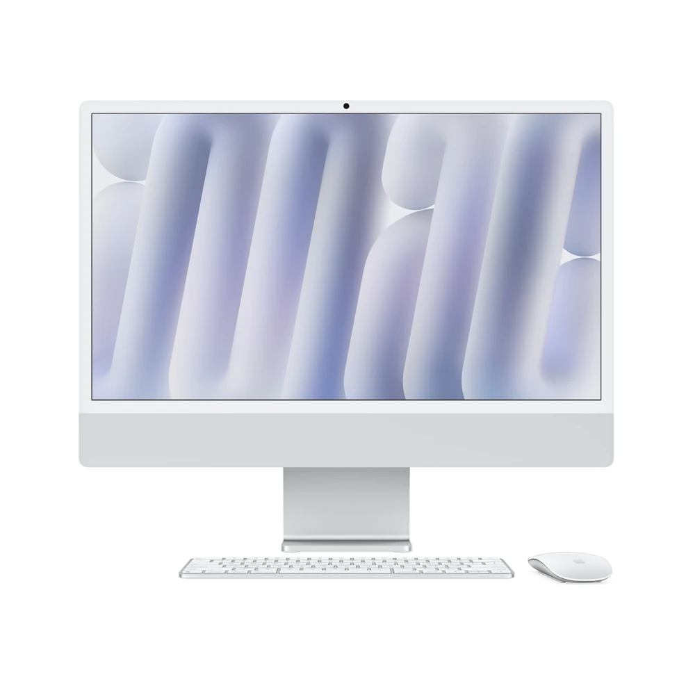 מחשב All‑in‑One Apple 24-inch iMac with Retina 4.5K display: Apple M4 chip with 8‑core CPU and 8‑core GPU, 16GB | MWUC3AE/A