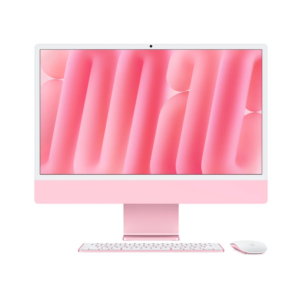 מחשב All‑in‑One Apple 24-inch iMac with Retina 4.5K display: Apple M4 chip with 10‑core CPU and 10‑core GPU, 16GB | MWV43AE/A