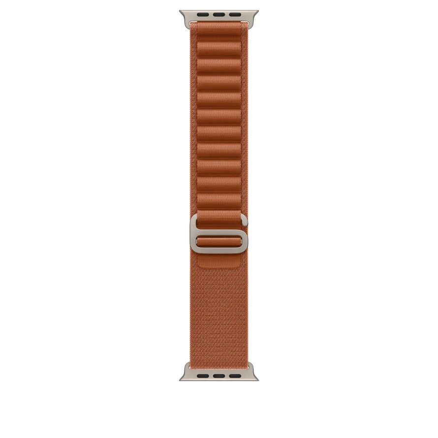 רצועה לשעון 49mm Terra Cotta Alpine Loop - Medium - Natural Titanium Finish | MFTC4ZM/A