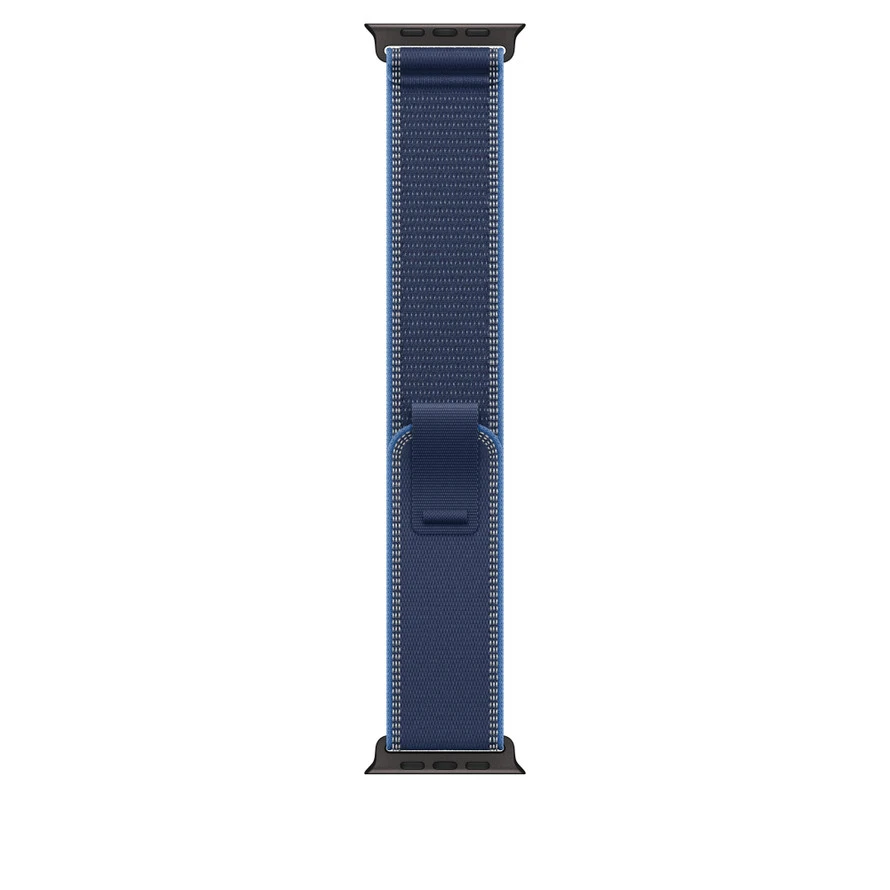 רצועה לשעון 49mm Blue/Bright Blue Trail Loop - M/L - Black Titanium Finish | MG9R4ZM/A