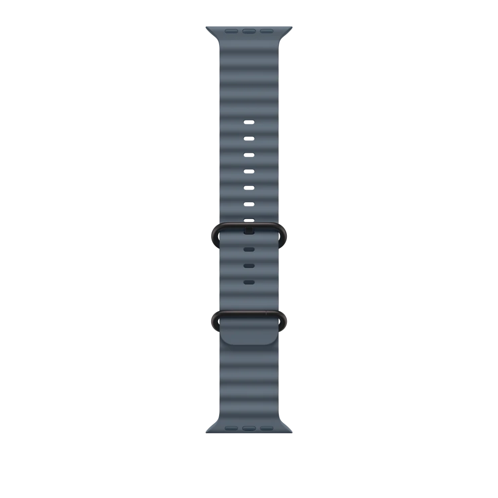 רצועה ל-Apple Watch 49mm Anchor Blue Ocean Band - Black Titanium Finish | MGCJ4ZM/A