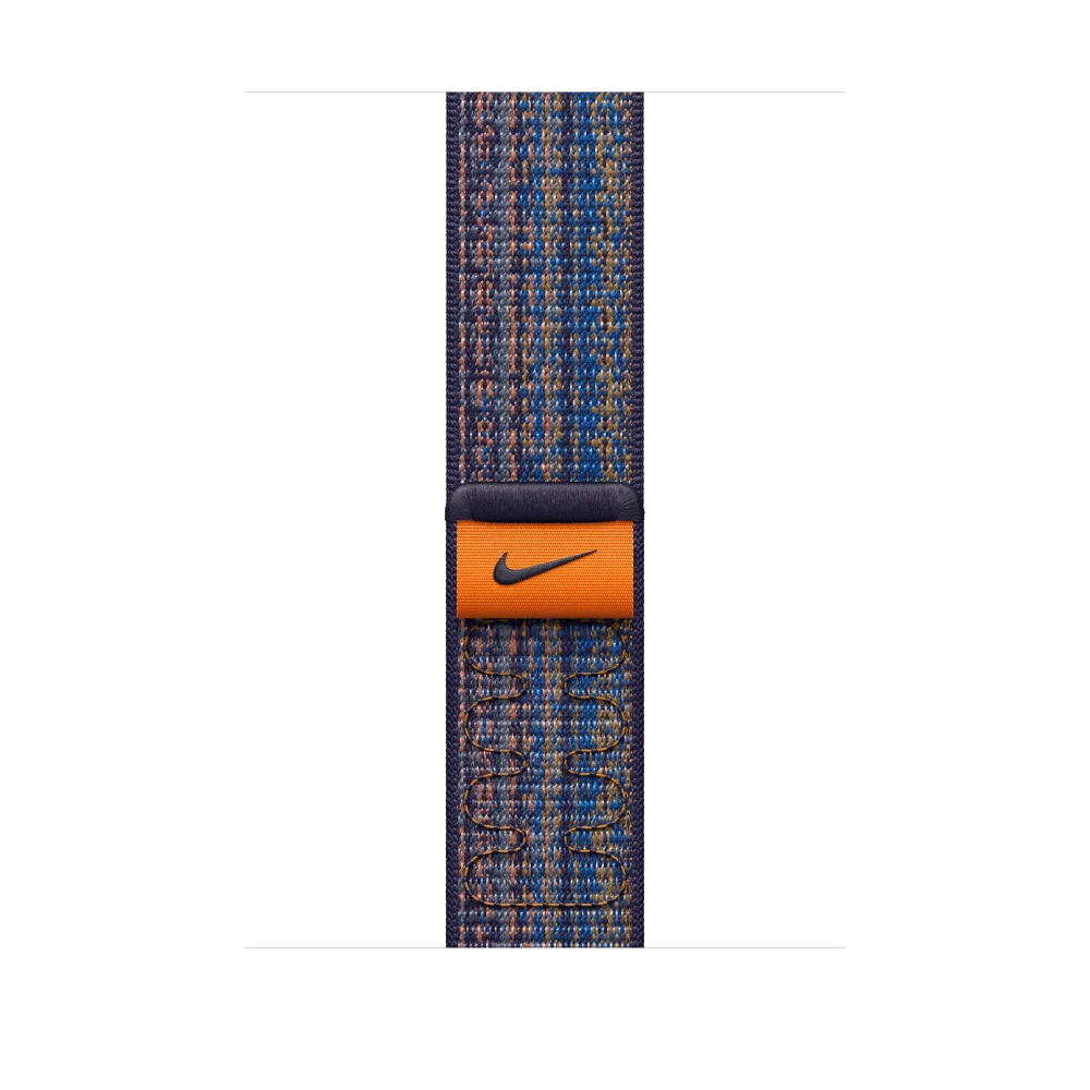 רצועה לשעון 45mm Game Royal/Orange Nike Sport Loop | MTL53ZM/A
