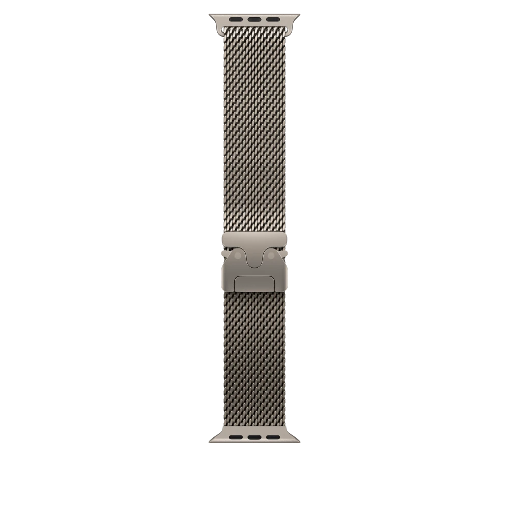 רצועה ל-Apple Watch 49mm Natural Titanium Milanese Loop - Small | MXKC3ZM/A