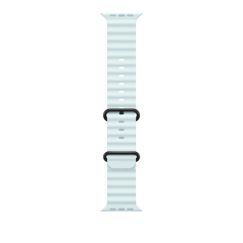רצועה ל-Apple Watch 49mm Ice Blue Ocean Band - Black Titanium Finish | MYP83ZM/A
