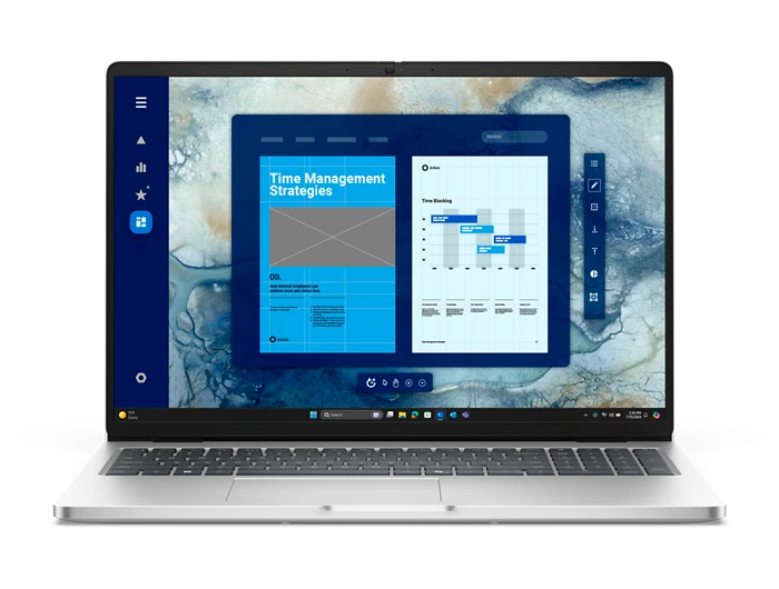 מחשב נייד Dell Pro 16 PC16250 16.0 FHD /CORE5 120U/8GB/512SSD/INTEL HD/FP/LKB/3C/DOS/3YOS | PC16250-5084
