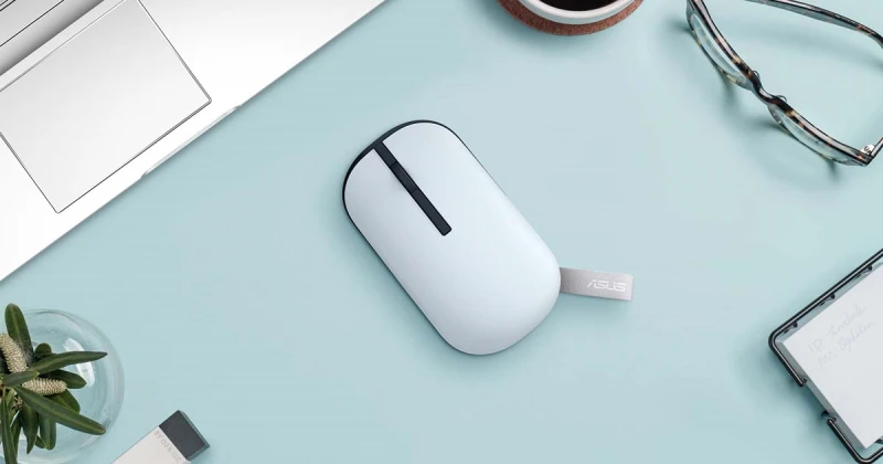 מקלדת או עכבר ASUS ASUS Marshmallow Mouse MD100 /Colorful & Portable/ BT 5/ 2.4GHz / 1600dpi /Cream + Light Green set | 90XB07A0-BMU0A0