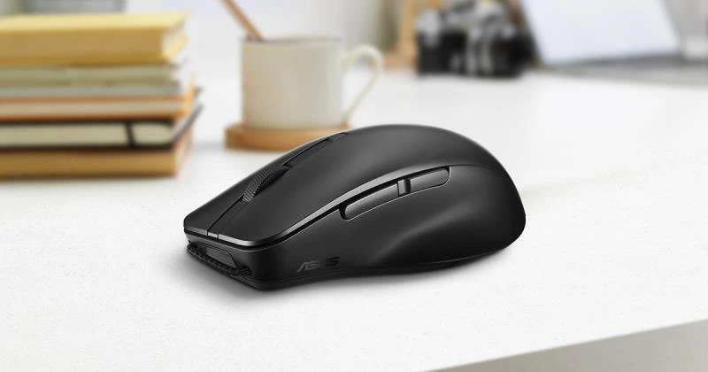 מקלדת או עכבר ASUS ASUS SmartO Mouse MD200 / Portable, Precision Mouse / 6 buttons /BT 5/2.4GHz/4200dpi/Oat Milk | 90XB0790-BMU0A0